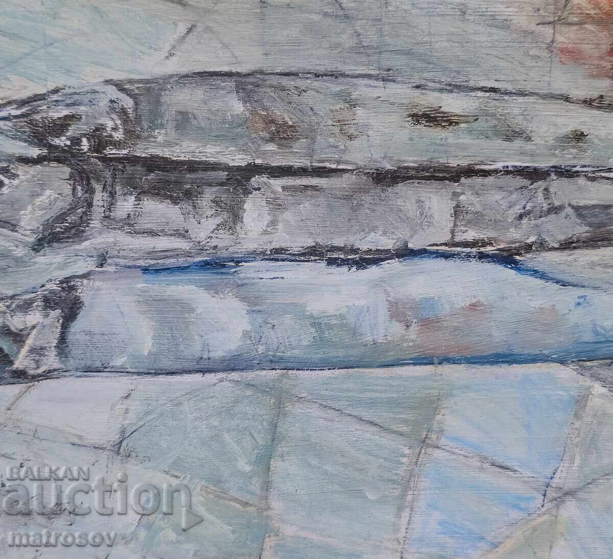 Πέταρ Νένοφ, ελαιογραφίες, ψάρια - 5