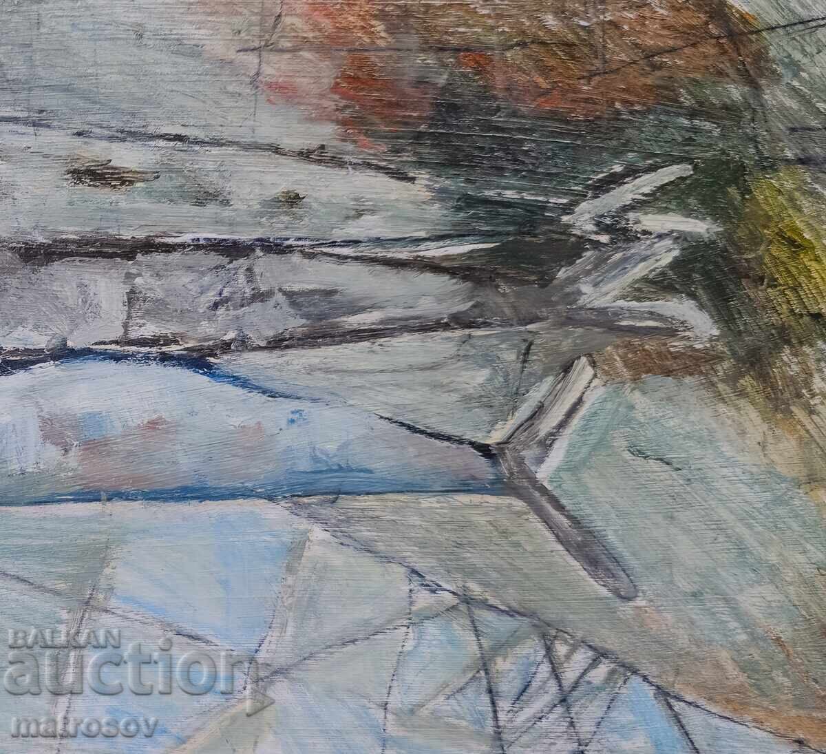 Πέταρ Νένοφ, ελαιογραφίες, ψάρια - 6