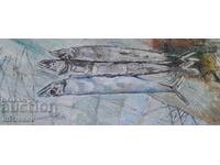 Petăr Nenov, uleiuri pe pânză, pești