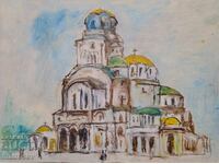 Petăr Nenov, uleiuri, peisaj "Alexandru Nevski"