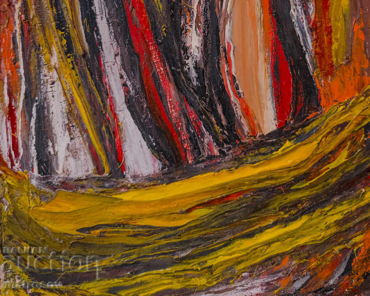 Licitație Valentin Radenovski, pictură în ulei, peisaj