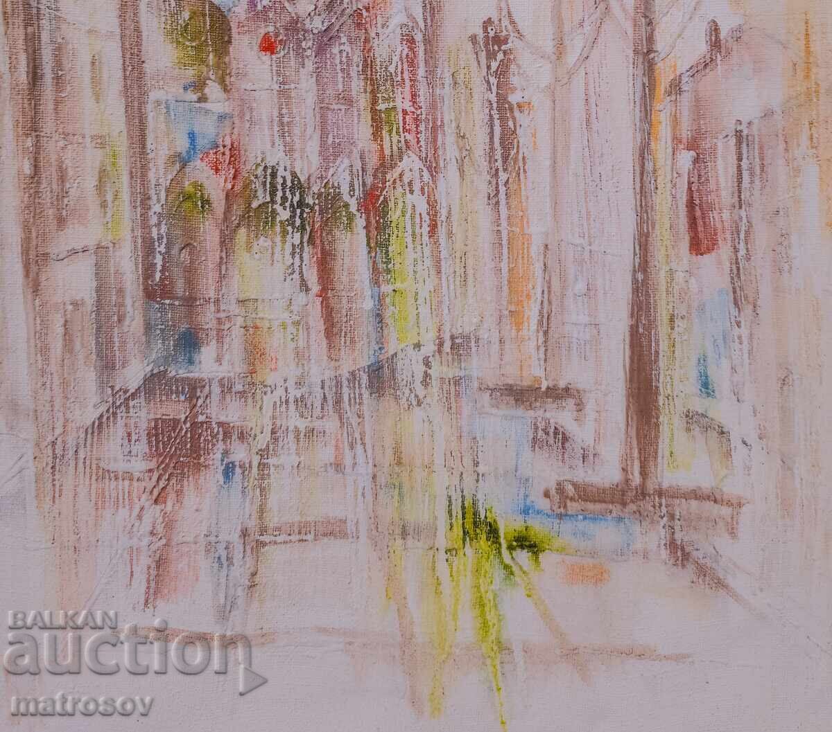 Venelin Petrov, oil painting, landscape "From Vienna" 97 (year) - 6