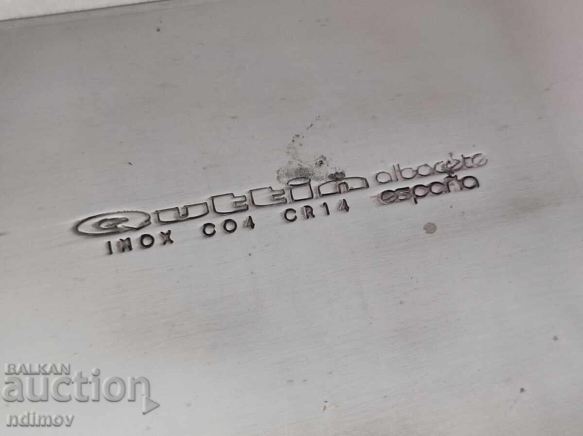 Ισπανικό μαχαίρι κρεοπωλείου με τιμή 85.00 BGN | € 43.46 Ισπανικό μαχαίρι κρεοπωλείου με τιμή 85.00 BGN | € 43.46