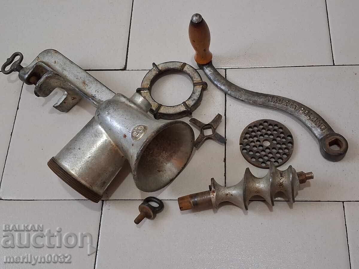 Old meat grinder, grinder - 6