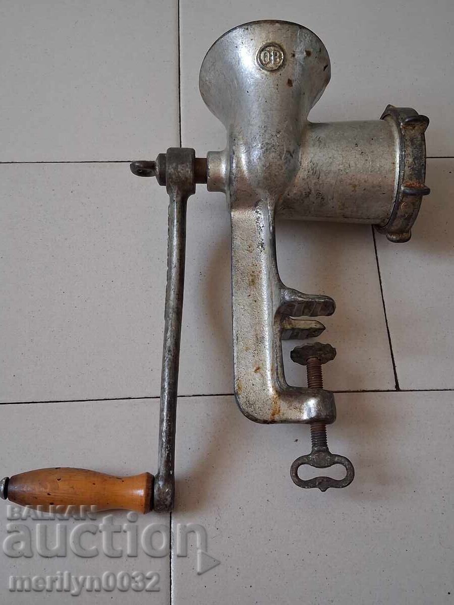 Old meat grinder, grinder