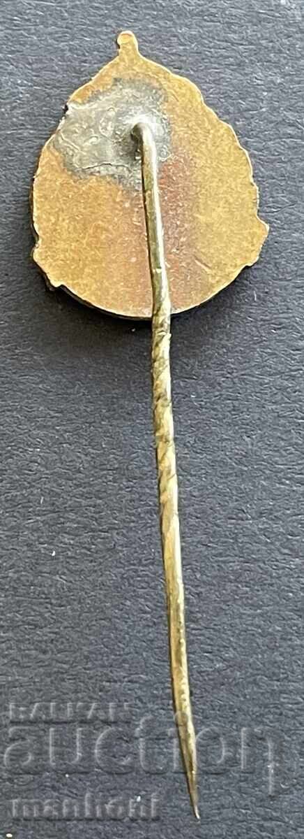 Δημοπρασία 6199 Βασίλειο της Βουλγαρίας σήμα ΕΕΣ Ερυθρός Σταυρός Εγώ Υπηρετώ σμάλτο