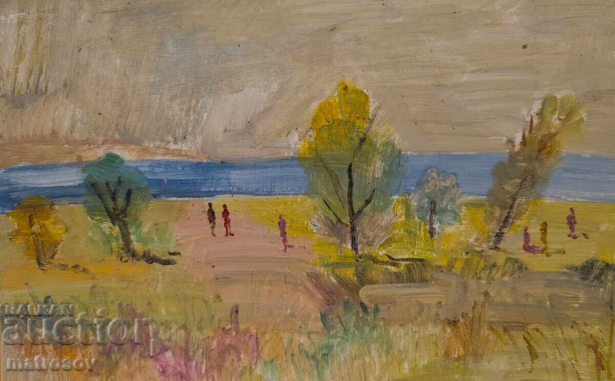 Πέταρ Νένοφ, τοπίο, ελαιογραφίες με τιμή 250.00 BGN | € 127.82