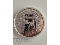 1/4 Dollar 2016, USA, 5oz, Silver 999