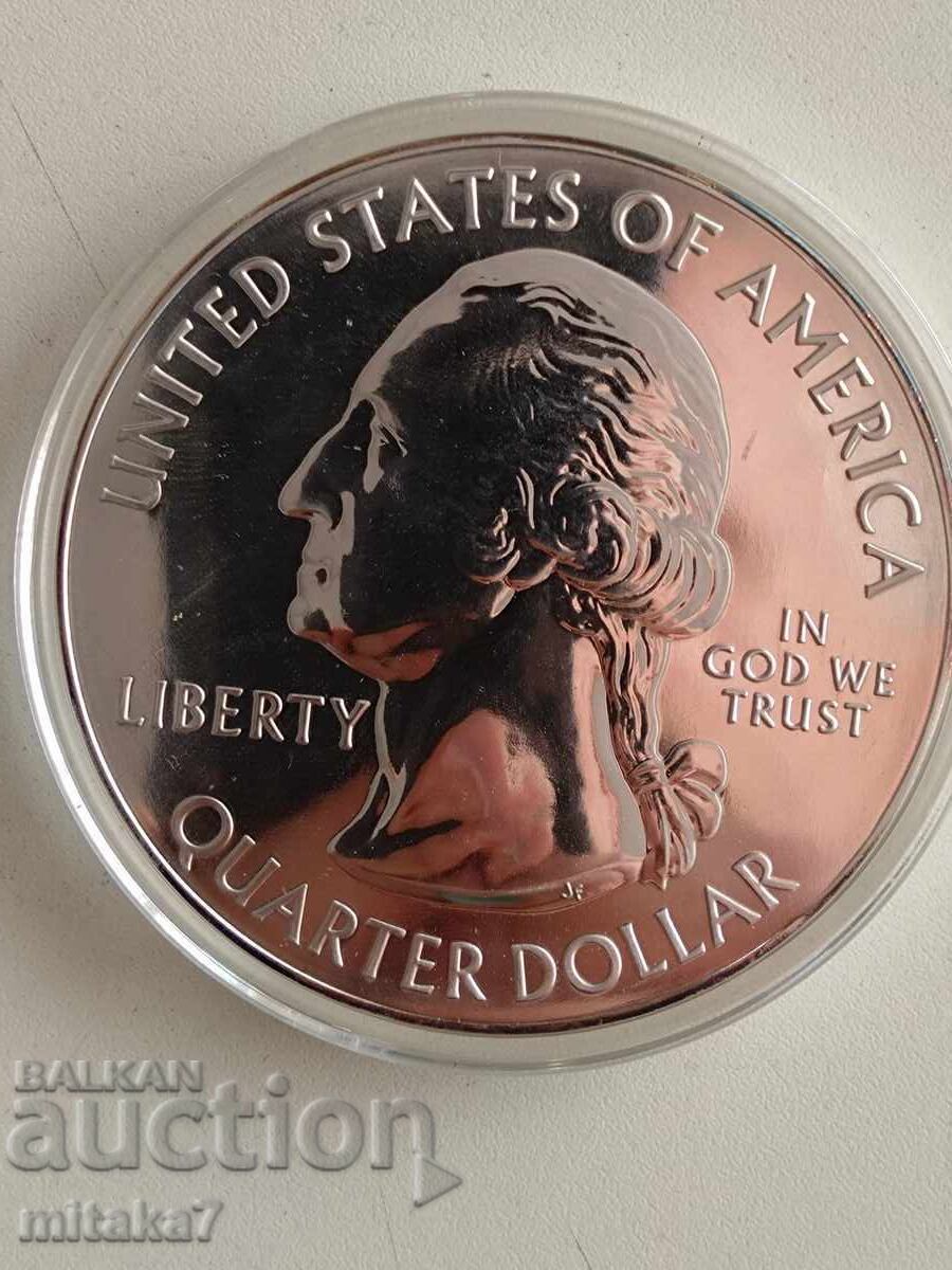 Delivery of 1/4 dollar 2017, USA, 5oz, silver 999