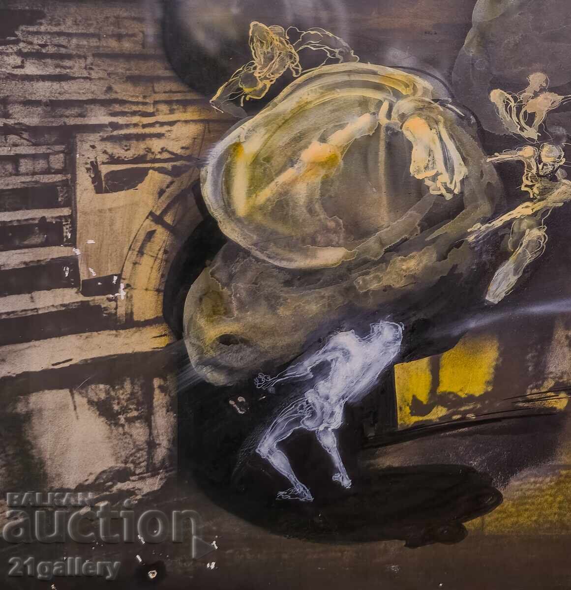 Картина гваш фигурална композиция - 5