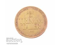 1 Τρίμ Τάλερ Γερμανίας 1986 - Διαφημιστικό μετάλλιο πλακέτα