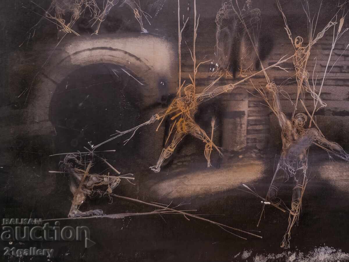 Έργο γκουάς, αφηρημένη εικονιστική σύνθεση - 5