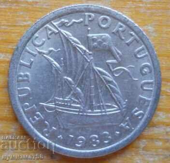 2.5 escudos 1983 - Portugal with price 0.70 BGN | € 0.36