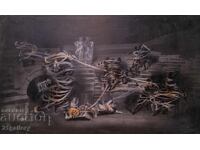 Έργο γκουάς, αφηρημένη εικονιστική σύνθεση