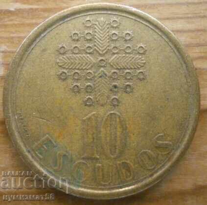 10 escudos 1987 - Portugalia