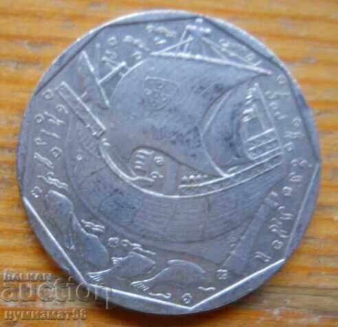 50 escudos 1989 - Portugal with price € 0.66 | 1.29 BGN 50 escudos 1989 - Portugal with price € 0.66 | 1.29 BGN