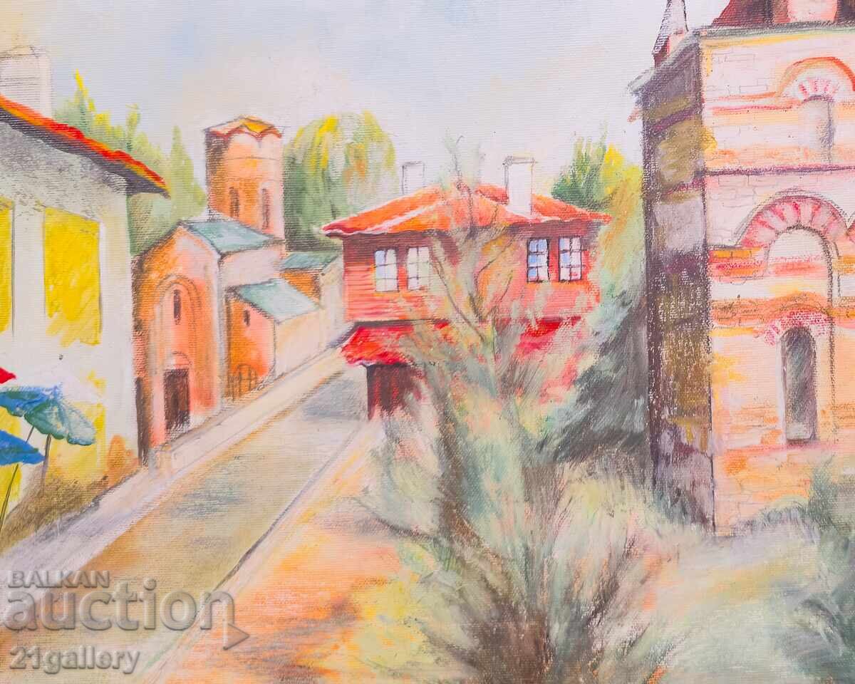 Τοπίο από Νεσέμπαρ, ελαιογραφία - 5