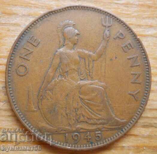 1 penny 1945 - Great Britain (King George VI) 1 penny 1945 - Great Britain (King George VI)