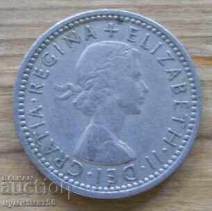 6 pence 1957 - Marea Britanie (Elizabeth II) cu preț 1.00 BGN | € 0.51