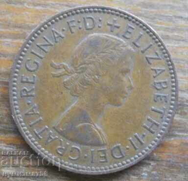 1/2 penny 1966 - Marea Britanie (Elizabeth II) cu preț 1.50 BGN | € 0.77