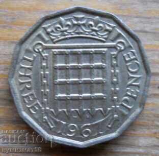 3 pence 1967 - Marea Britanie (Elizabeth II)