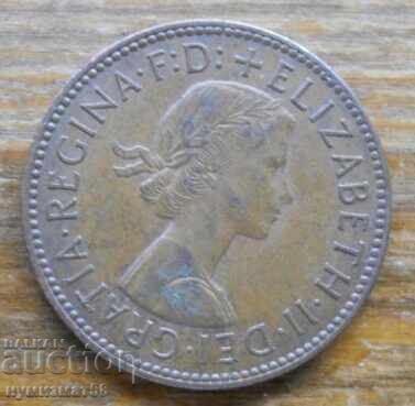 1/2 penny 1967 - Marea Britanie (Elizabeth II) cu preț 1.50 BGN | € 0.77