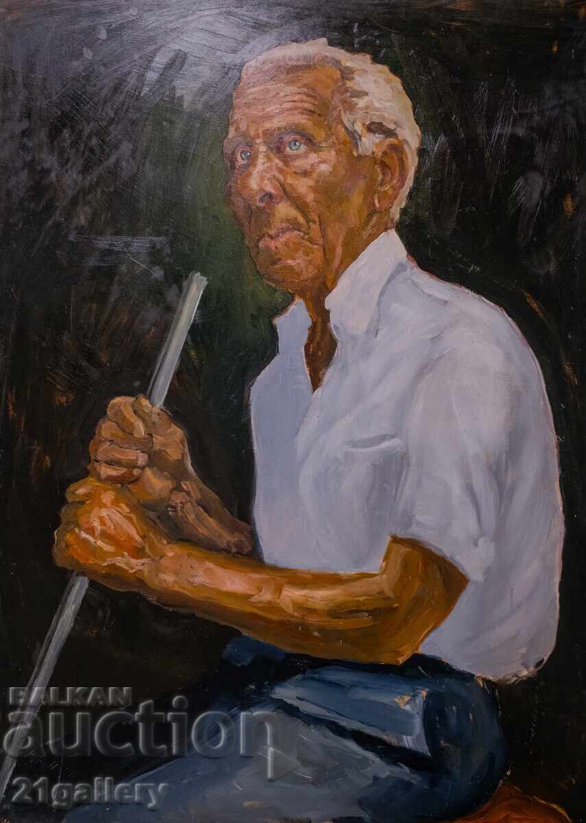Ελαιογραφία, ανδρικό πορτρέτο με τιμή 600.00 BGN | € 306.78