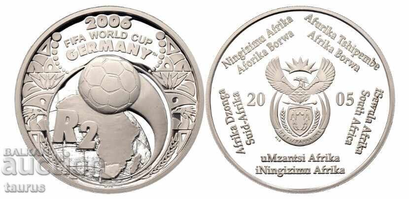 2 Ραντ, Νότια Αφρική, 2005. 1 ουγγιά ασήμι!