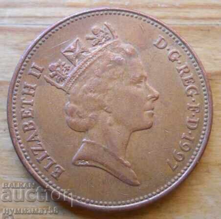 2 pence 1997 - Marea Britanie cu preț 0.30 BGN | € 0.15
