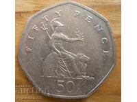 50 pence 1999 - Marea Britanie