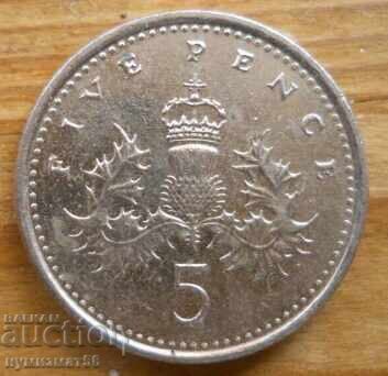 5 pence 2001 - Great Britain
