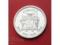 Island of Jamaica-5 dollars 2014