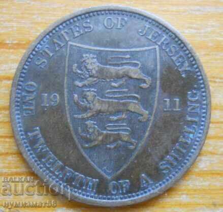 1/12 Σελίνι 1911 - Τζέρσεϊ με τιμή 10.00 BGN | € 5.11