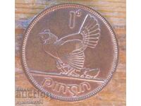 1 пени 1968 г. - Ирландия
