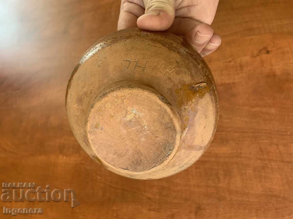 Antique Ceramic Panica Bowl for Bean Soup - 5