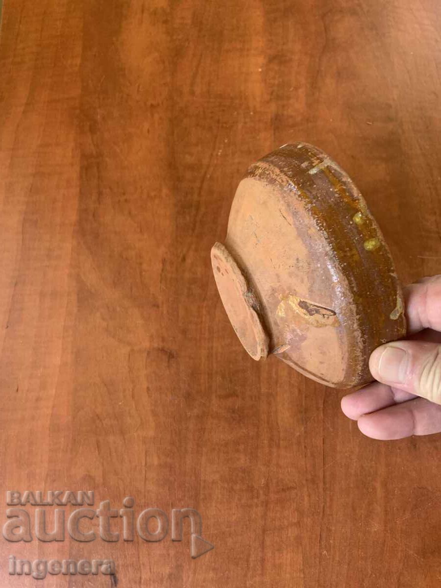 Antique Ceramic Panica Bowl for Bean Soup - 6