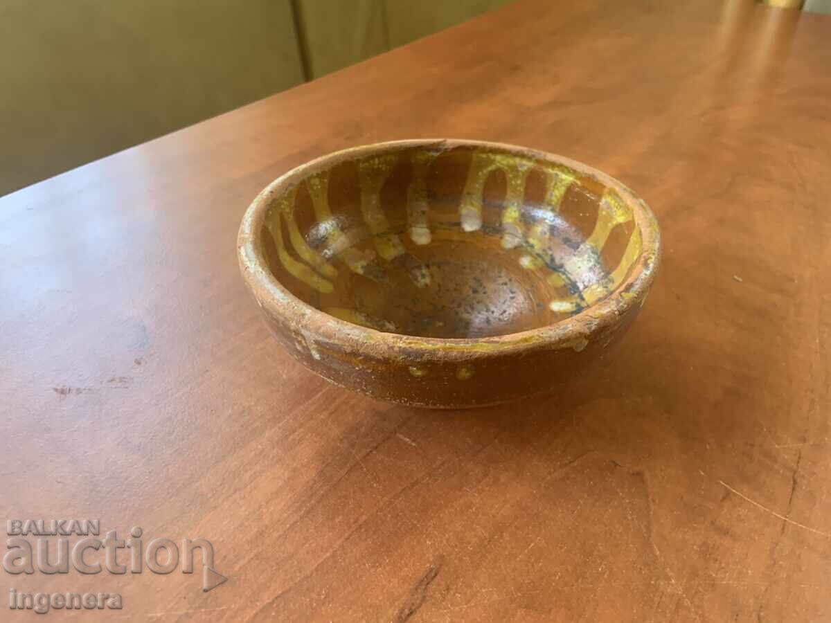 Antique Ceramic Panica Bowl for Bean Soup