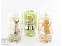 Γυάλινα ποτήρια Σρεκ - 3 τμχ