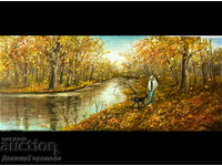 Denitsa Garelova oil painting 70/30 "Golden Autumn"