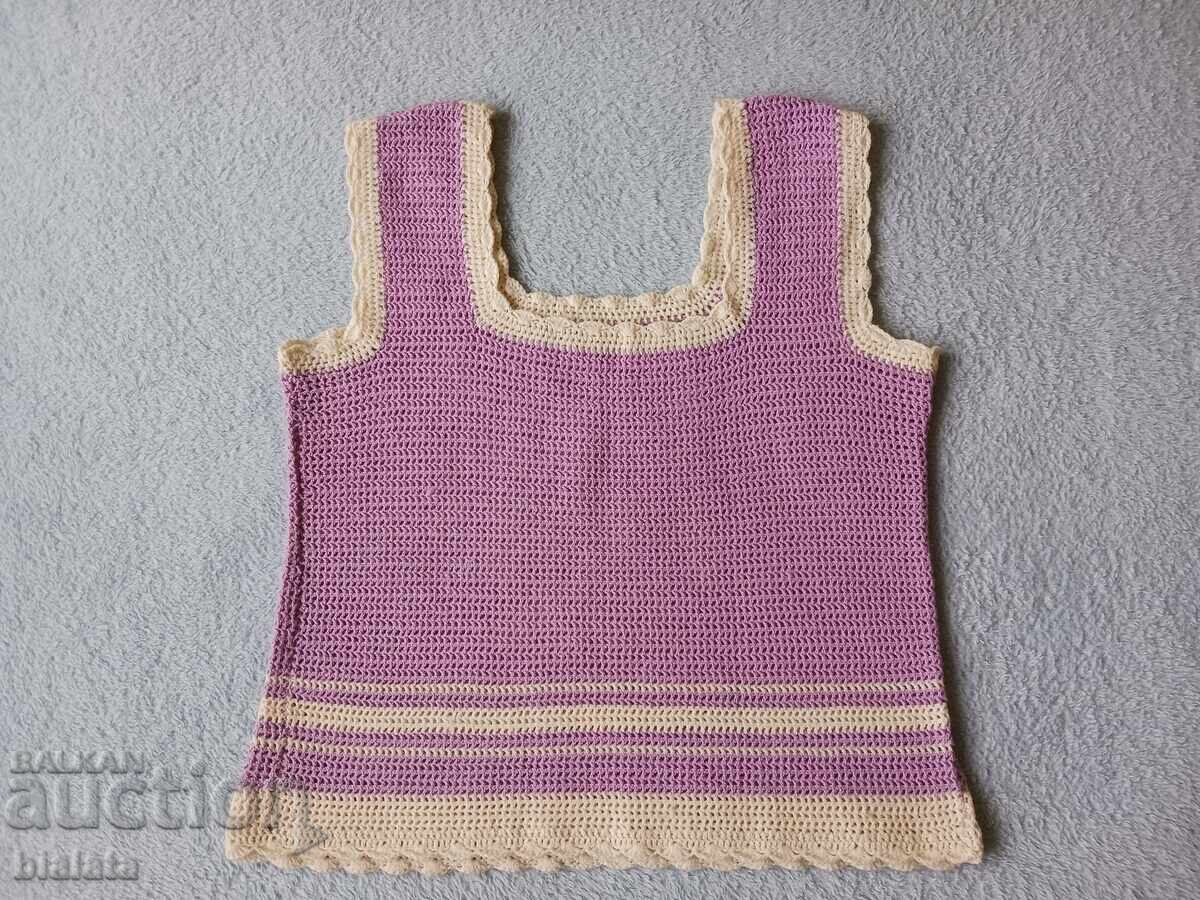 Παράδοση Μπλούζα - καινούργια, πλεκτή με 1 βελονιά