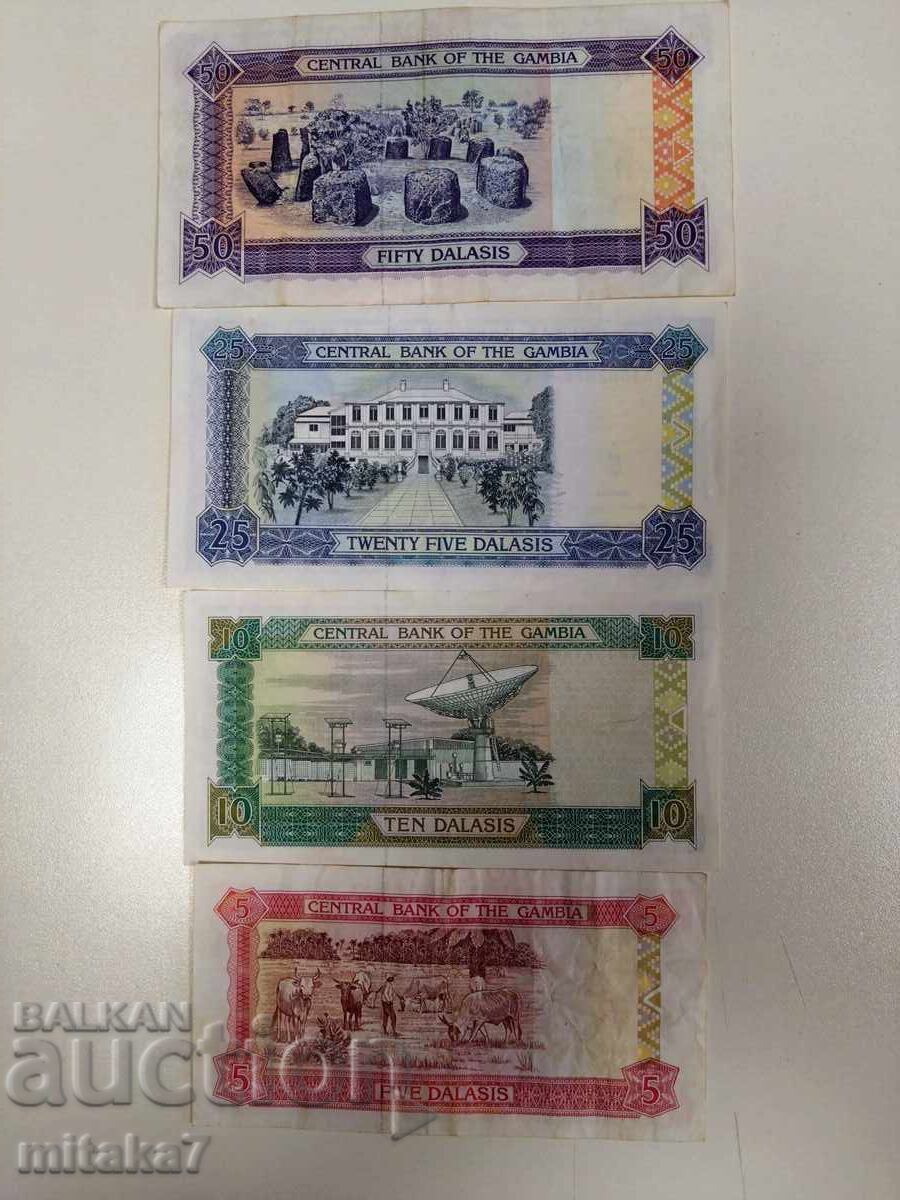 Λοτ τραπεζογραμματίων Γκάμπια - 5