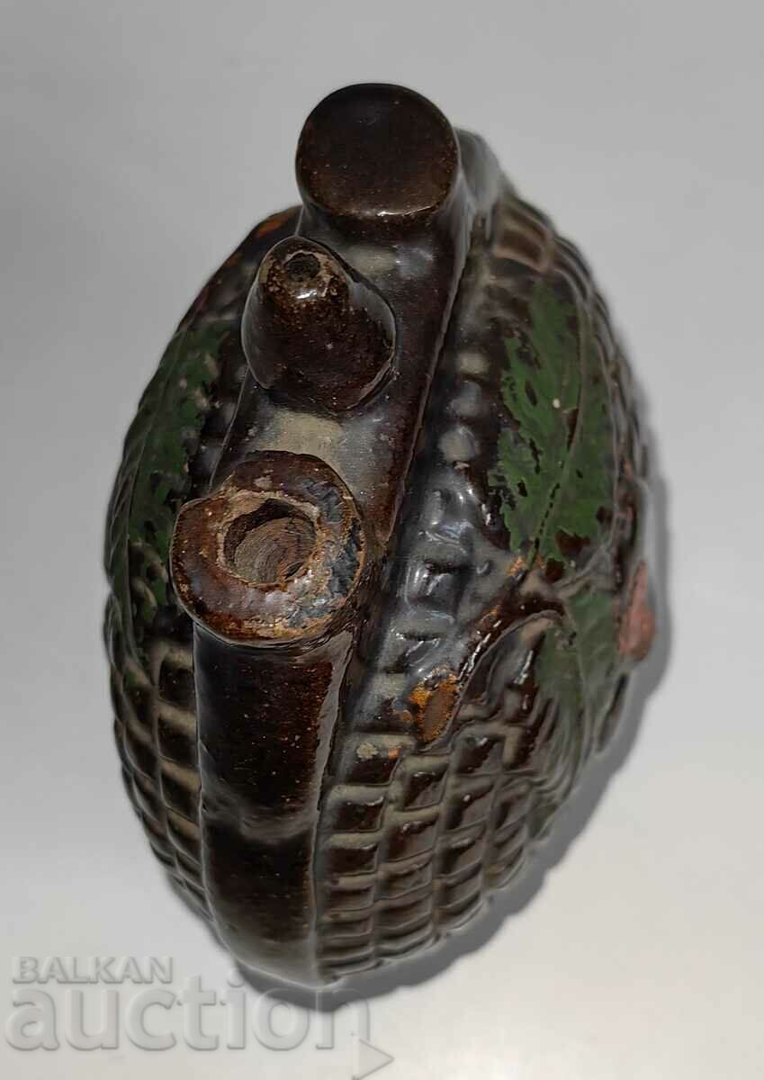 100 YEARS OLD CERAMIC PAVOUR EXCELLENT CONDITION HEALTHY - 5