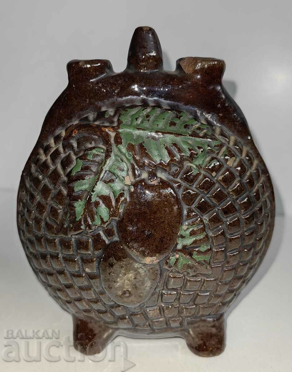 100 YEARS OLD CERAMIC PAVOUR EXCELLENT CONDITION HEALTHY