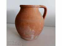 VAS CERAMICĂ AUTENTICĂ VECHE OALĂ VAS MÂNER BUN