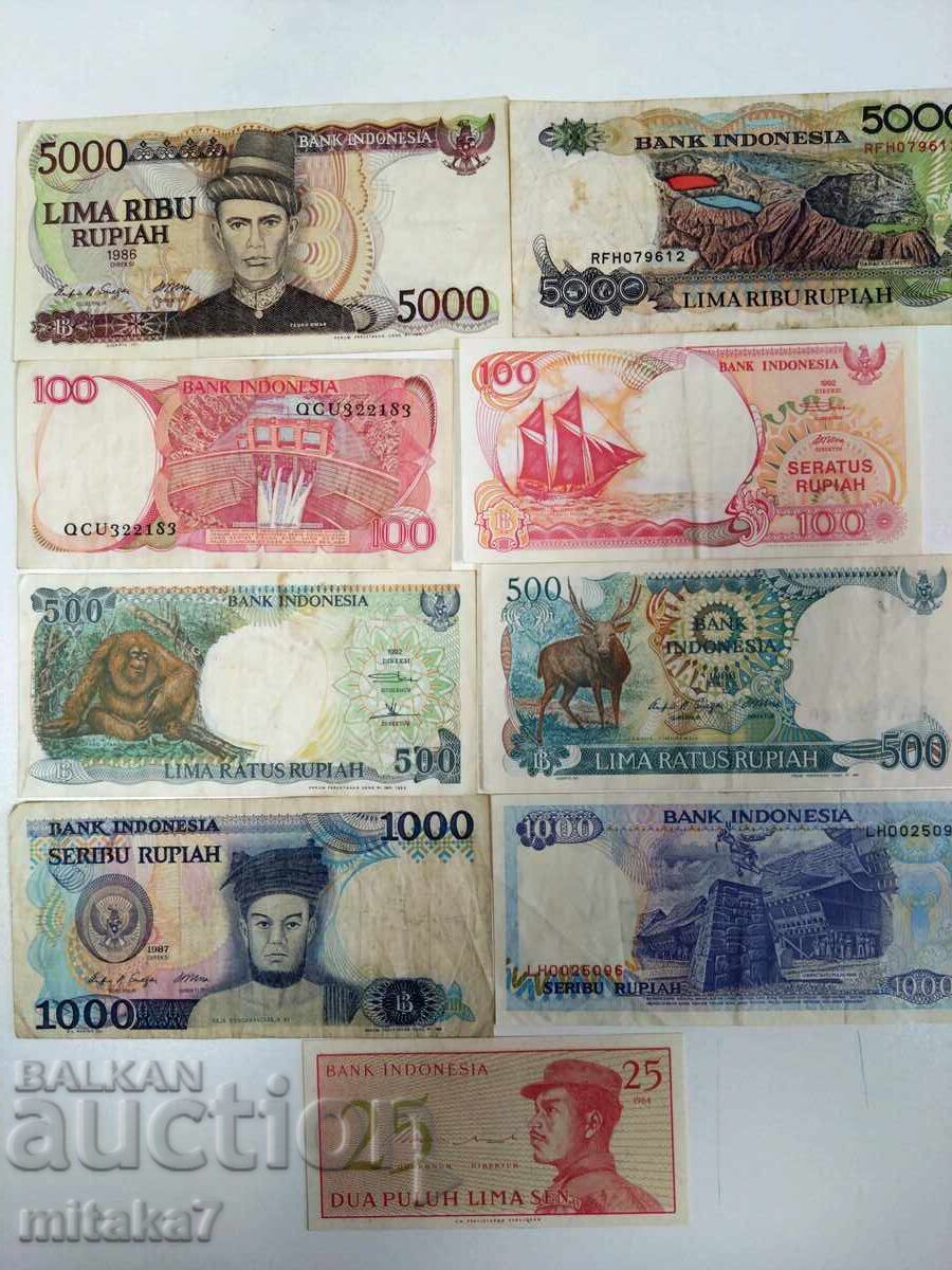 Δημοπρασία Λοτ τραπεζογραμματίων Ινδονησίας