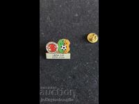 Футболна значка от срещата Мидълзбро - Литекс в Купа Уефа