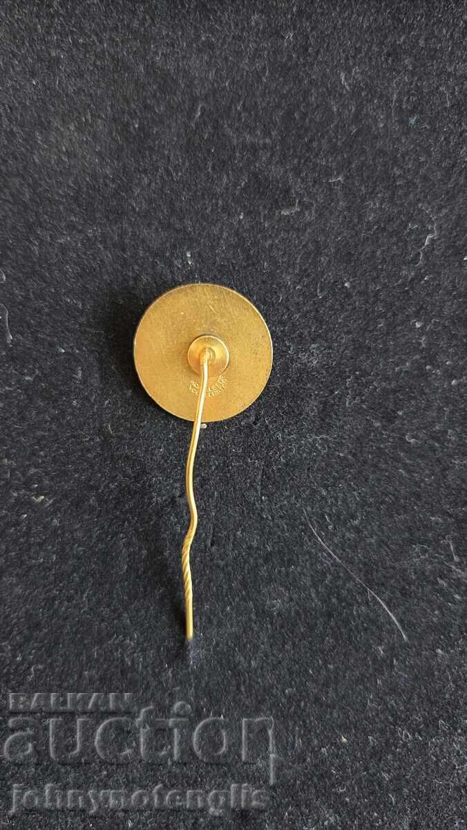 Football badge of the Curaçao Federation, official 1960 with price 50.00 BGN | € 25.56