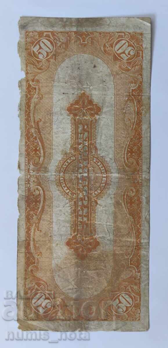 Delivery of $50 1922 - Gold Certificate