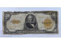 $50 1922 - Gold Certificate