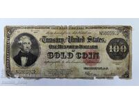 100 δολάρια 1922 - Χρυσό πιστοποιητικό